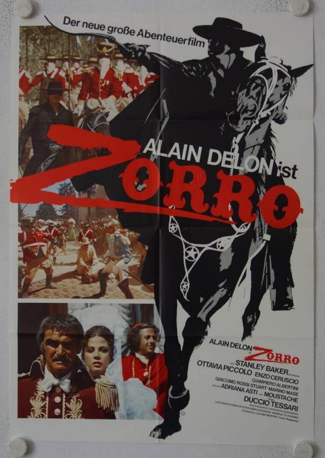 Zorro originales deutsches Filmplakat